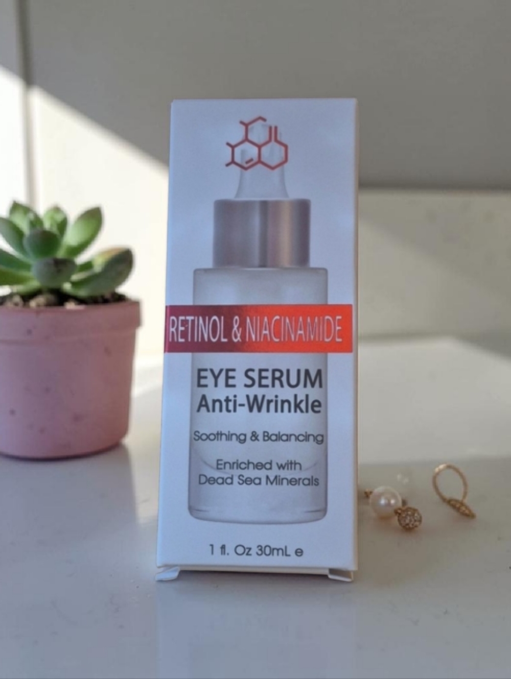 Eye Serum Anti-Wrinkle with Retinol & Niacinamide - White